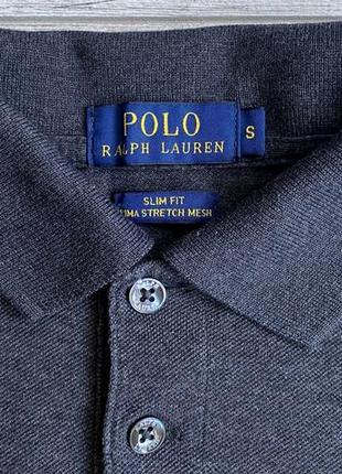 Поло\футболка polo ralph lauren slim fit pima stretch mesh polo5 фото