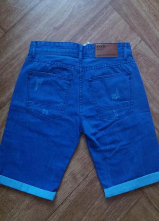 Бомбезні джинсові шорти, розмір 42.3 фото