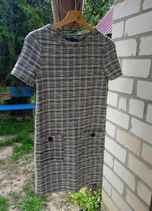 Платье в клетку классическое