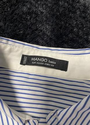 Mango рубашка в полоску3 фото