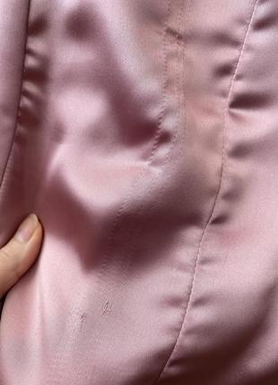 Плаття для фотосесії довге вечірнє рожеве з розрізом6 фото