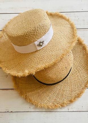 Шляпа від сонця солом'яна шляпа2 фото