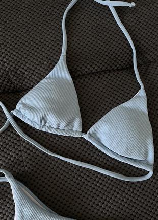 Купальник бікіні в рубчик