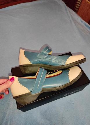 Мокасини шкіра розмір 37 устілка 23,5-24 см балетки взуття човники8 фото