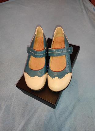 Мокасини шкіра розмір 37 устілка 23,5-24 см балетки взуття човники3 фото