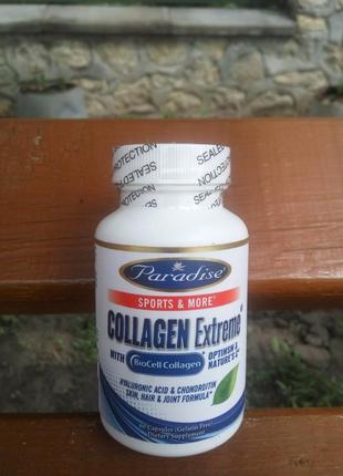 Paradise herbs collagen extreme с коллагеном biocell, optimsm & nature’s c, 60 капсул