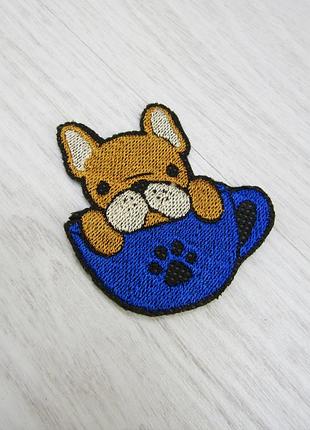 Нашивка "бульдожек" handmade