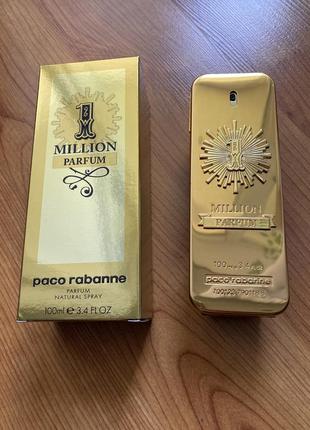 Paco rabanne 1 million parfum 100 ml.1 фото