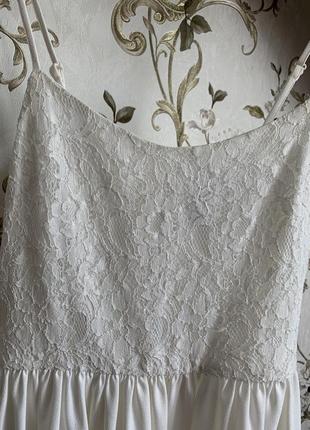 Молочний літній сарафан, плаття2 фото