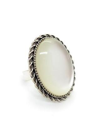 🐱💍 овальне кільце у вінтажному стилі біле котяче око, котяче око