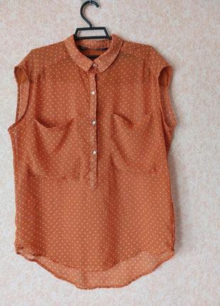 Блуза рубашка  топ zara