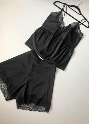 Шовкова піжама zara комплект шовк зара5 фото