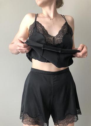 Шовкова піжама zara комплект шовк зара6 фото