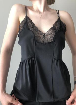 Шовкова піжама zara комплект шовк зара10 фото