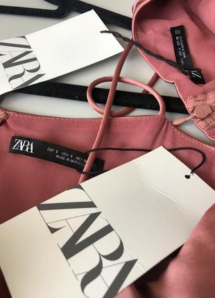 Вечернее платье zara миди с розрезом на брительках вечірня сукня міді зара плаття8 фото