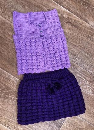 Вязаный комплект