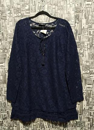Нова мереживна туніка, блузка від gina benotti.