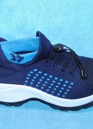 Кроссовки синие 35 размер 14