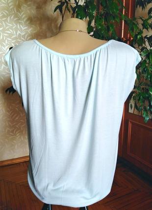 Трикотажная блуза стрейч pronto, италия, размер-l-xl6 фото