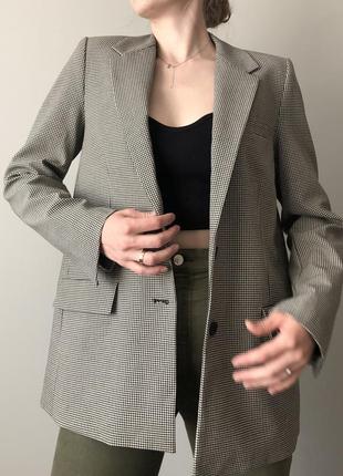 Пиджак zara в клетку