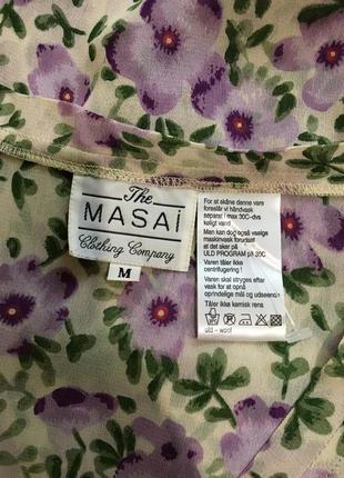 Роскошная туника,блуза,платье в принт,вискоза.masai5 фото