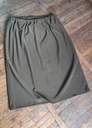 Спідниця міді, пряма