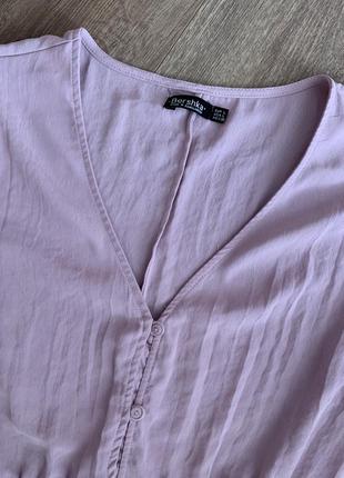 Bershka блузка з v-подібним вирізом, р.м8 фото