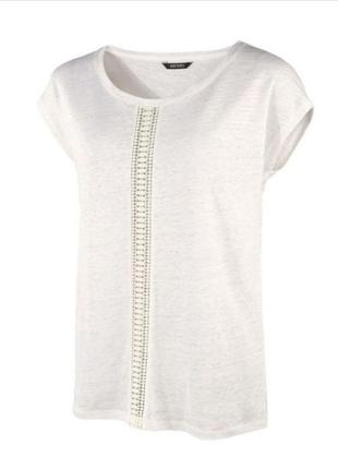 100% лен футболка блузка esmara льняная футболка, льняная блузка майка лен1 фото