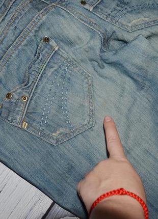 12r/м обалденные фирменные женские джинсы страйты тертые next некст5 фото