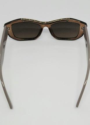 Chanel стильні жіночі сонцезахисні окуляри коричневий градієнт4 фото