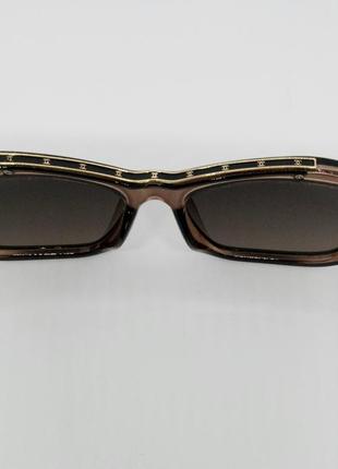 Chanel стильні жіночі сонцезахисні окуляри коричневий градієнт5 фото