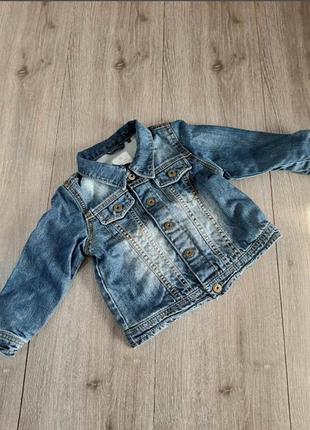 Піджак,джинсовці,куртка джинс синій,9-12 міс.
