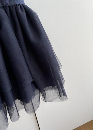 Плаття zara, платтячко, сукня, платье зара, 9-12, 12-18, 80, 86 , сарафан , фатінове3 фото