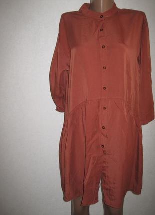 Вільне плаття сорочка з лиоцела dreams розмір 141 фото
