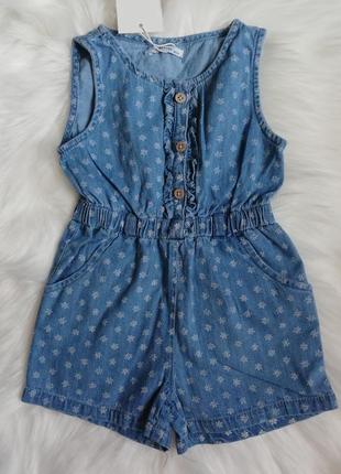 Джинсовый ромпер, комбинезон р. 80 reserved