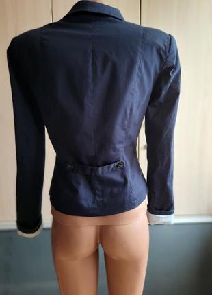 Пиджак приталенный h&m eur 34 xs р-р 404 фото