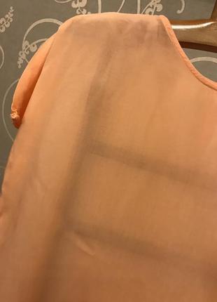 Очень красивая и стильная брендовая блузка оранжевого цвета...100% modal 20.6 фото