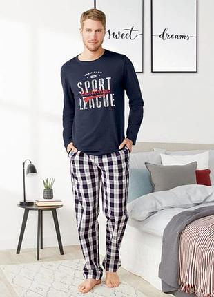 Домашний костюм livergy xl пижама хлопковая