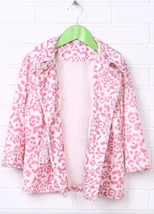 Нарядное, удобное демисезонная текстильная курточка или плащик на девочку 6-7 л. 122-128 рост.3 фото