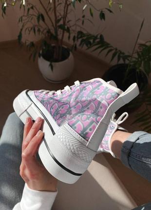 Converse x cr.dior logo новинка масивні жіночі кеді конверс на високій платформі рожеві весна літо жіночі рожеві кеди на високій підошві9 фото