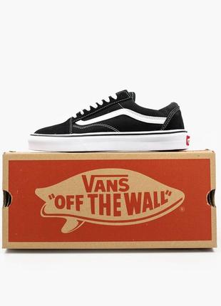 Женские и мужские чёрные кеды vans old skool black на лето5 фото