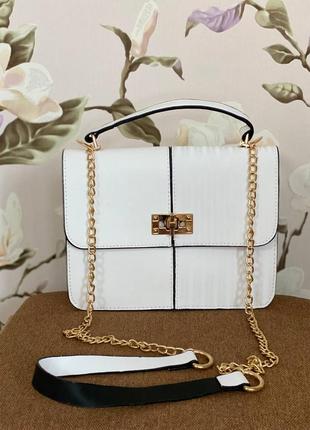 Жіноча біла сумка fashion2 фото