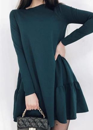 Гарне плаття в смарагдовому кольорі2 фото