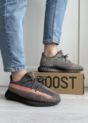 Кроссовки adidas yeesy boost 350 brown