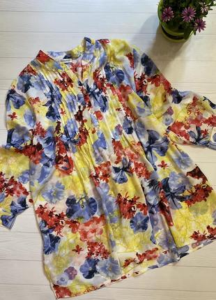 Легкая блуза в цветочный принт от damart