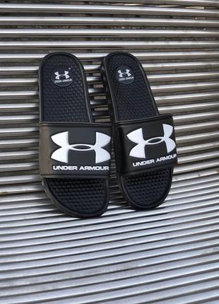 Шльопанці чоловічі under armour чорні