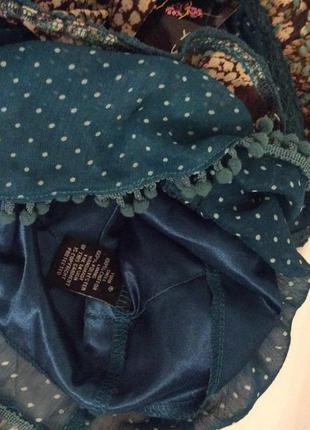 Yumi london шифоновая блуза с рюшами р.m4 фото