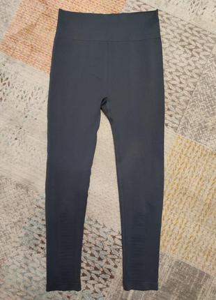 Серые бесшовные спортивные штаны лосины леггинсы workout primark2 фото