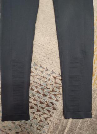 Серые бесшовные спортивные штаны лосины леггинсы workout primark3 фото