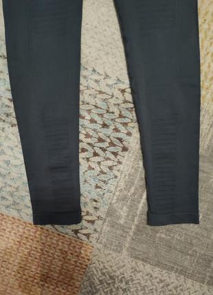 Серые бесшовные спортивные штаны лосины леггинсы workout primark5 фото